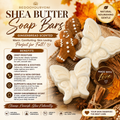 Gingerbread Scented butterfly soap bar