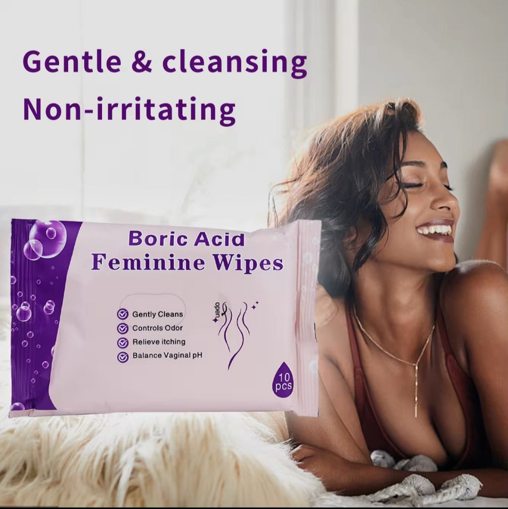 Boric Acid Feminine Wipes