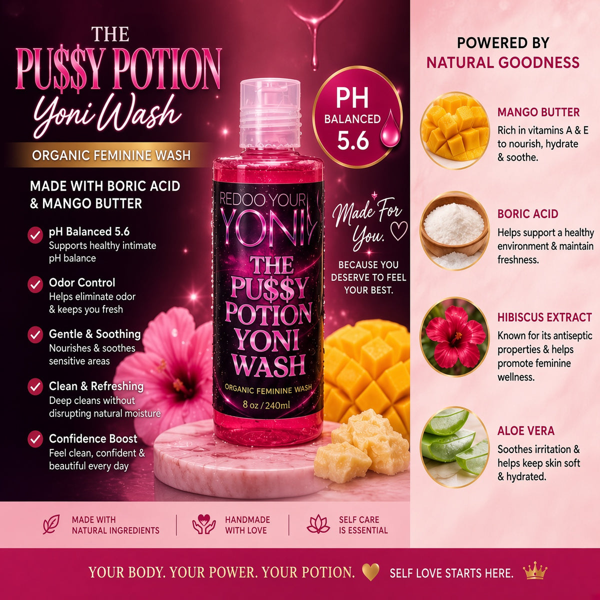 The Pu$$y potion 🧪 4/8/16 ounce