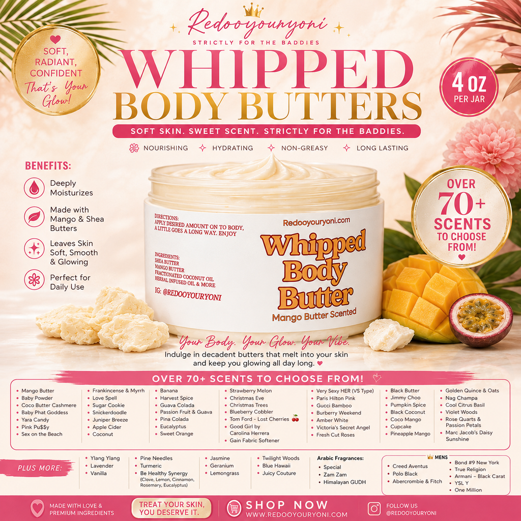 Customized Whipped Body Butter 4oz